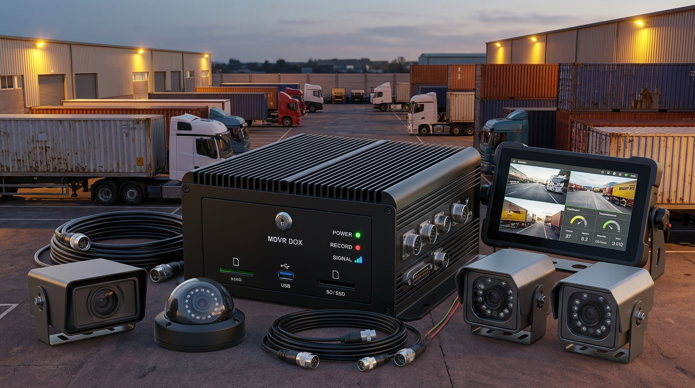 MoikoTrack — Paket GPS + MDVR 4-Channel (Full Set)